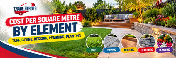 Landscaping Cost Per m² Australia: Turf, Paving & Decking