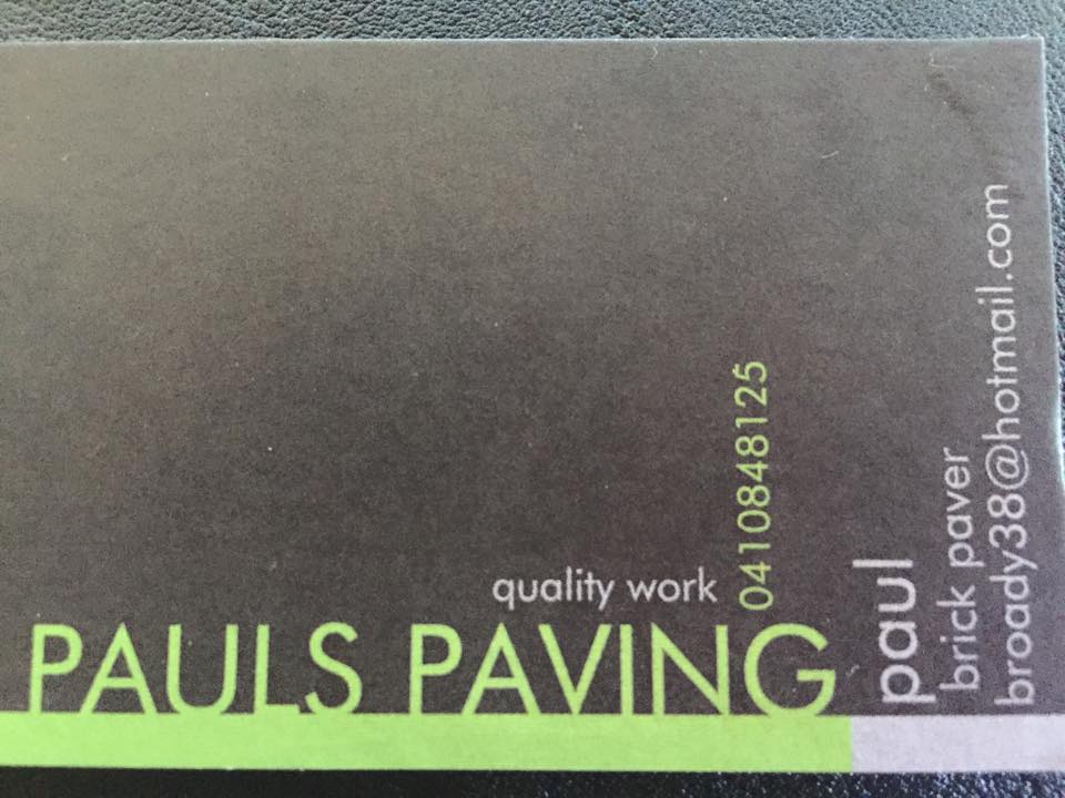 Paul's Paving Logo