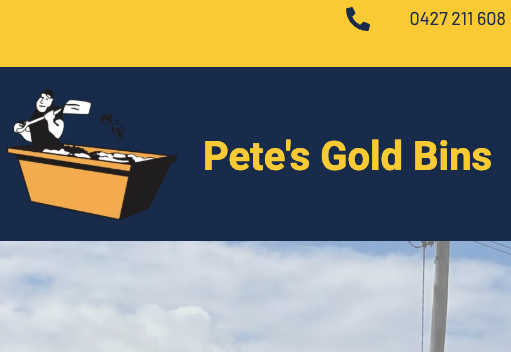 Petes Gold Bins Logo