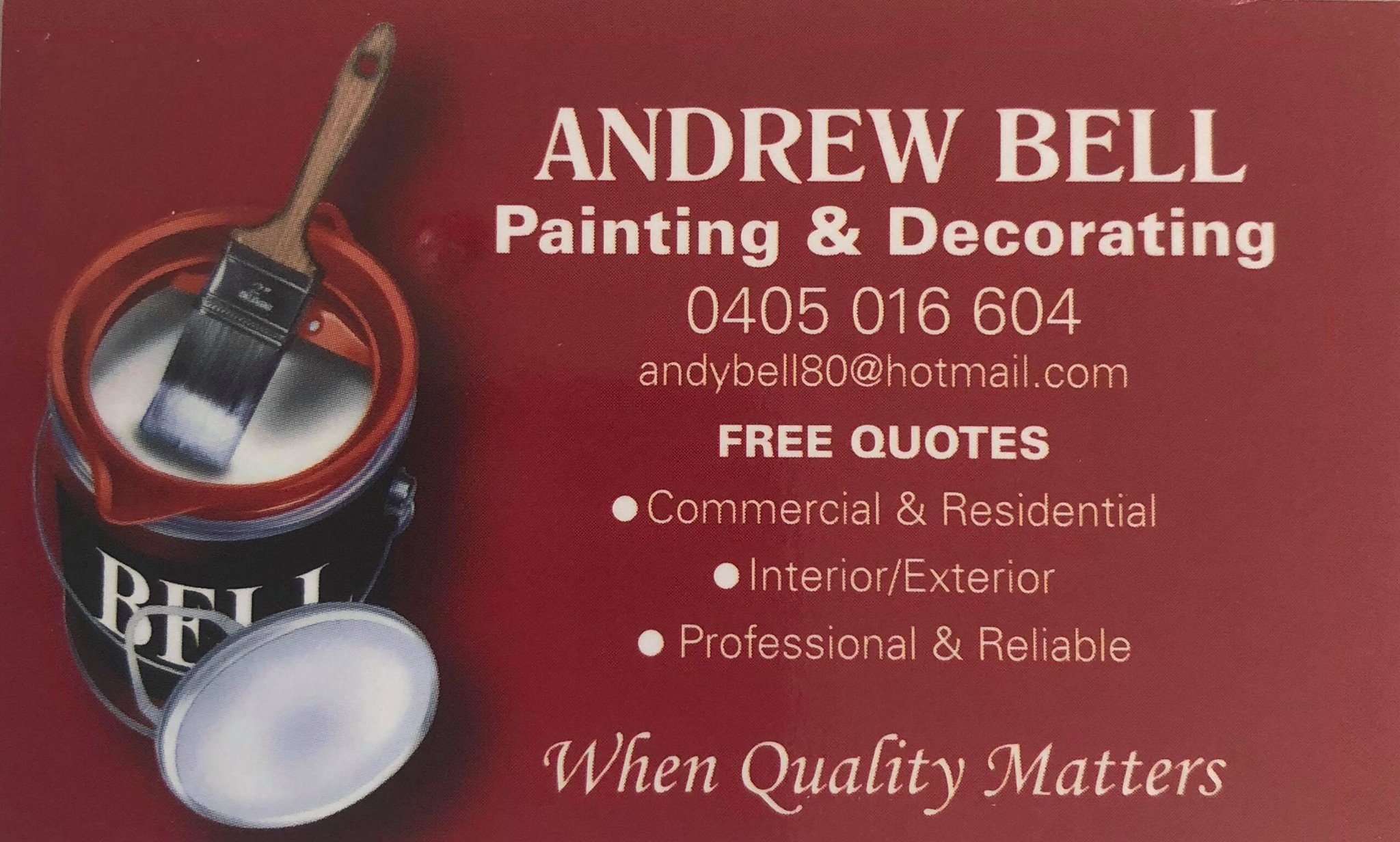Andrew Bell Painting and Decorating  Logo
