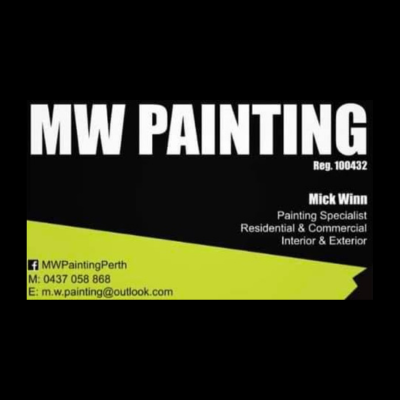 M W Painting  Logo